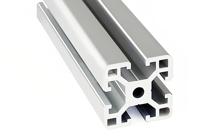 鋁型材定制開模氟碳灰色隔斷鋁型材-3